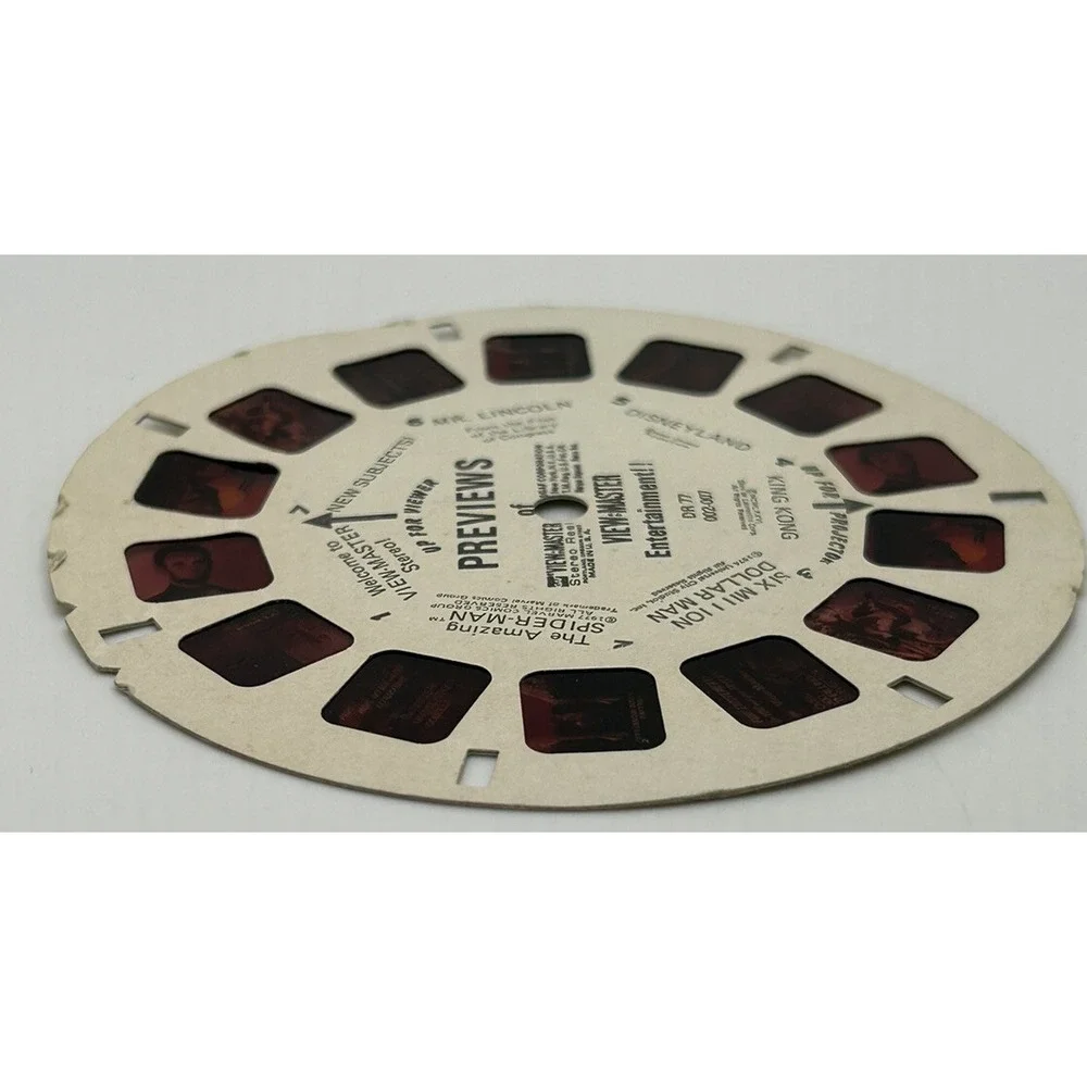 GAF View-Master‎ 1977 Previews Viewmaster Reel Vintage King Kong Disneyland Reel